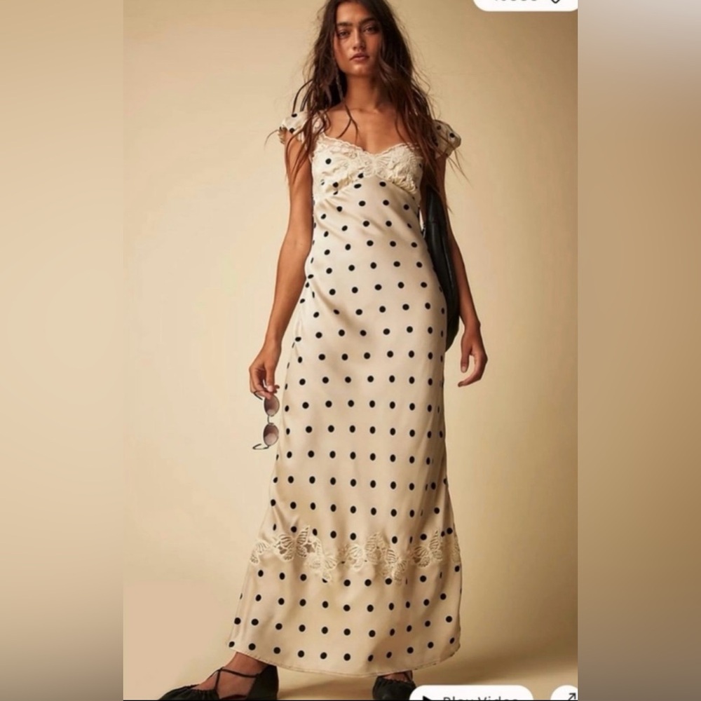 EUC size Small Free People Butterfly Babe Maxi Dress